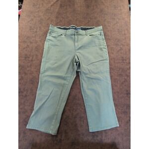 Lincoln Outfitters Comfort Flex Plus Pants Army Olive Green 22W Cotton Stretch